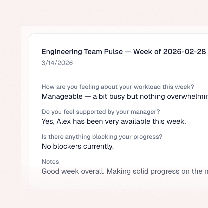 Spot disengagement before it becomes a resignation