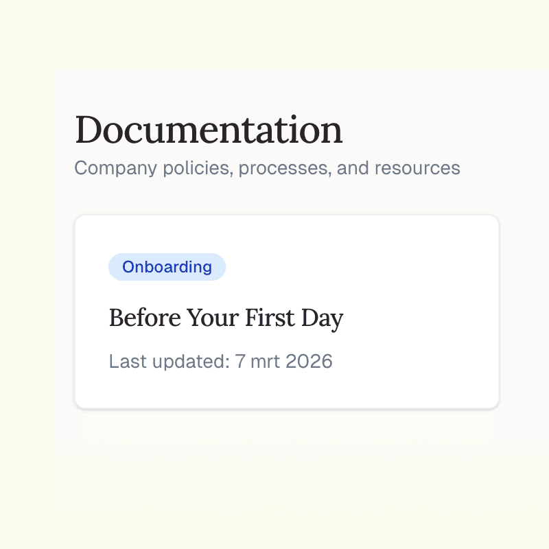 One place for every document new employees need